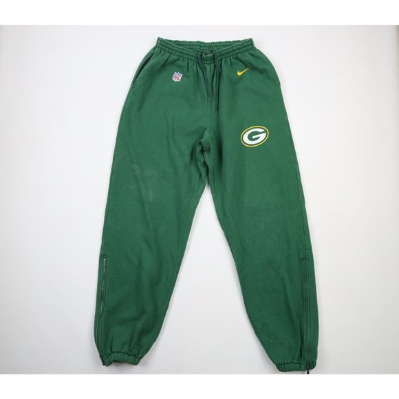 Vintage Nike NFL 2XL Team Issued Kabeer Gbaja-Biamila Green Bay Packers Joggers
